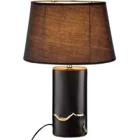 Allston Ceramic Table Lamp - Black