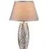 Allston Ceramic Wave Table Lamp - Silver