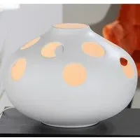 Allston Ceramics Nazareth Bulbous Table Lamp - White, Ceramic