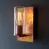 Allston Clear Glass Wall Light - Copper