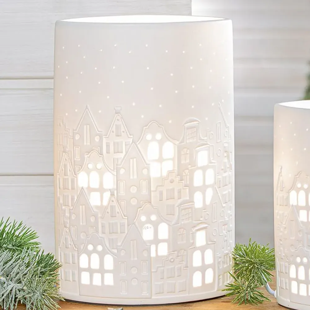 Allston Large Porcelain City Light Table Lamp - White image