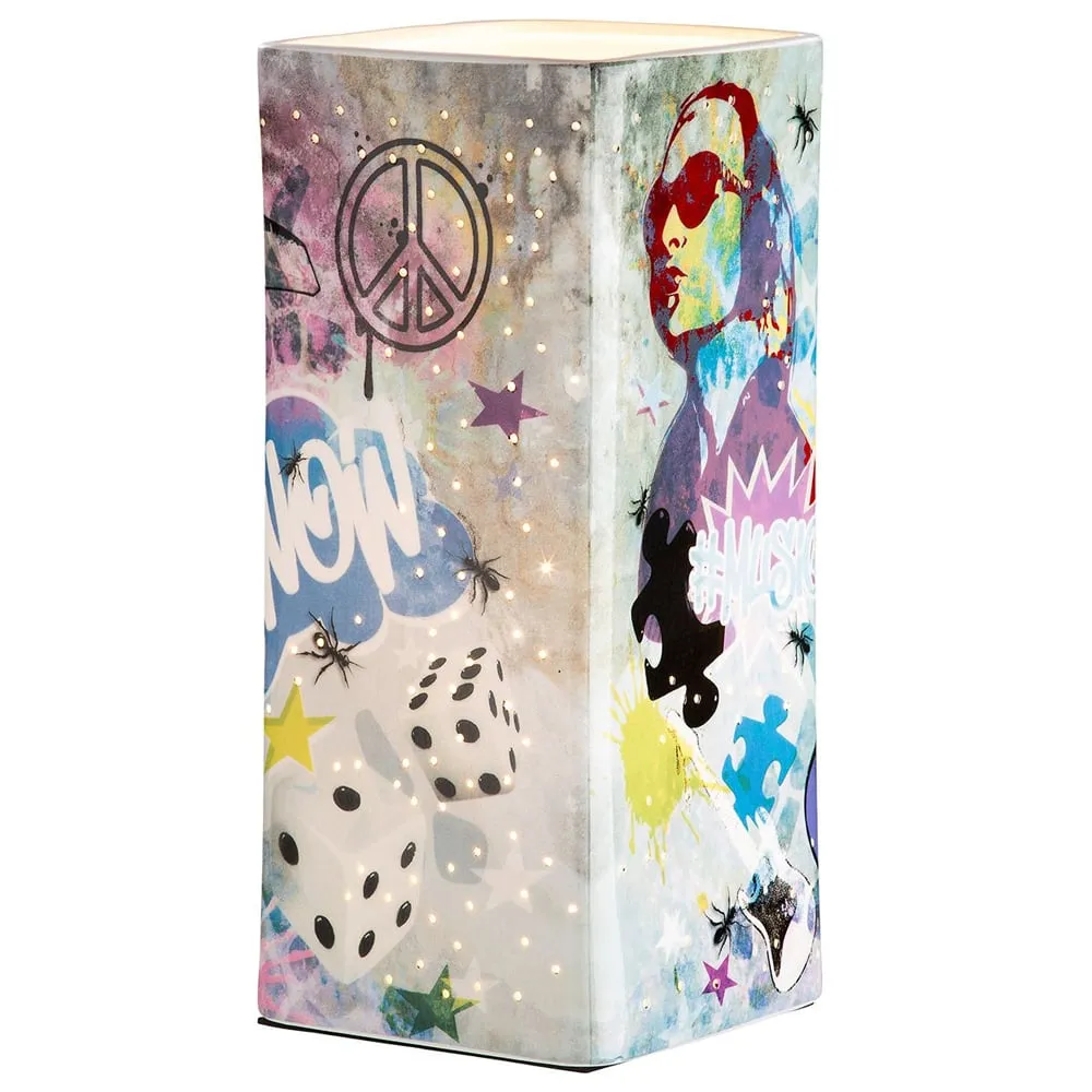 Allston Large Porcelain Table Lamp - Multicolored