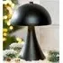 Allston Mushroom LED Table Lamp - Black, Metal
