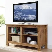 Allston TV Stand with 2 Shelves - Natural, Reclaimed Wood