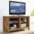Allston TV Stand with 2 Shelves - Natural, Reclaimed Wood