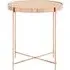 Alluras Small Side Table - Pink, Glass