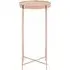 Alluras Tall Side Table - Pink, Glass