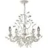 Almandite 5 Light Ceiling Light - Cream, Crystal