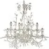 Almandite 8 Light Ceiling Light - Cream, Crystal