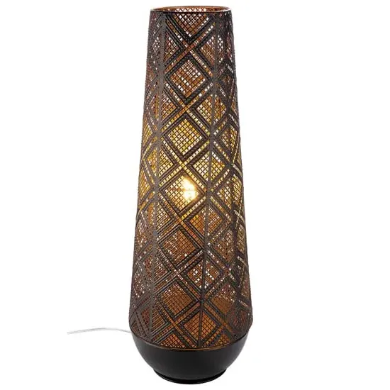 Almazar Small Metal Floor Lamp - Black