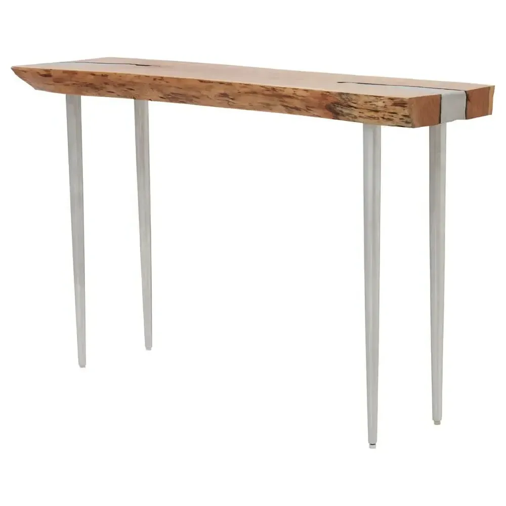 Almory Console Table - Natural, Acacia Wood