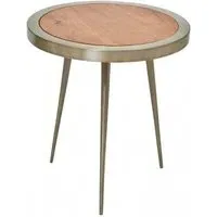 Almory Round Medium Coffee Table - Natural, Acacia Wood
