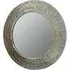 Almory Round Wall Mirror - Nickel
