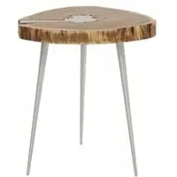 Almory Side Table - Natural, Acacia Wood