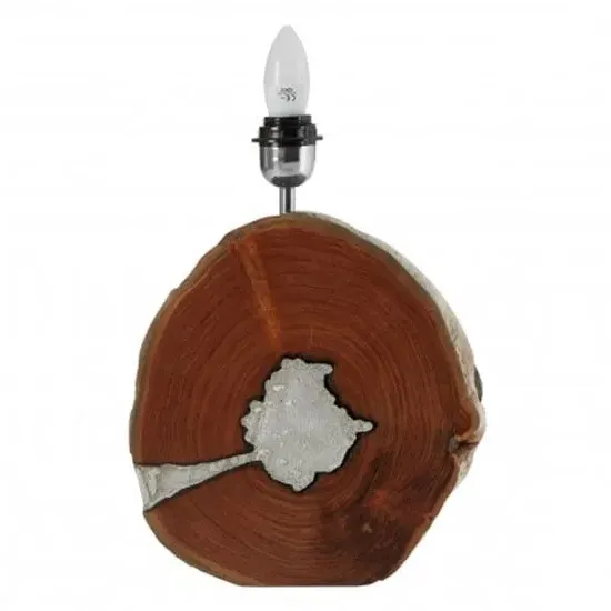 Almory Table Lamp - Natural, Acacia Wood image