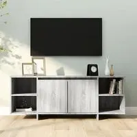 Aloha TV Stand with 2 Doors - Grey Sonoma Oak