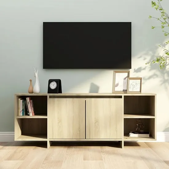 Aloha TV Stand with 2 Doors - Sonoma Oak