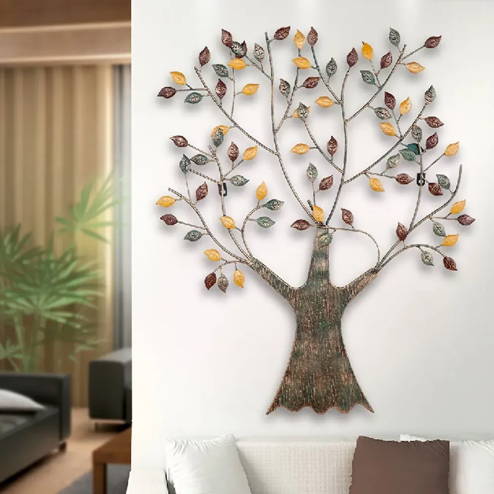 Alperton Metal Tree Wall Art - Multicoloured product