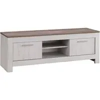 Alpina Medium TV Stand with Storage - Oak