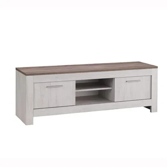 Alpina Medium TV Stand with Storage - Oak