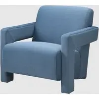 Alpine Velvet Armchair - Blue