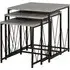 Alsip Nest of Tables - Black, Concrete Effect