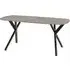 Alsip Oval Coffee Table - Black, Concrete Effect