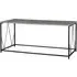 Alsip Rectangular Coffee Table - Black, Concrete Effect