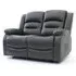 Alta 2-Seater Electric Recliner Sofa - Grey, Faux Leather