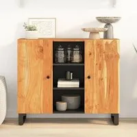 Alta Acacia Wood Sideboard with 2 Doors - Brown