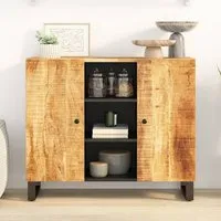 Alta Mango Wood Sideboard with 2 Doors - Light Brown