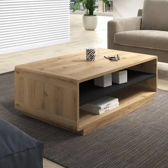 Altea Coffee Table with Undershelf - Torus Oak