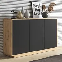 Altea Sideboard with 3 Doors - Torus Oak