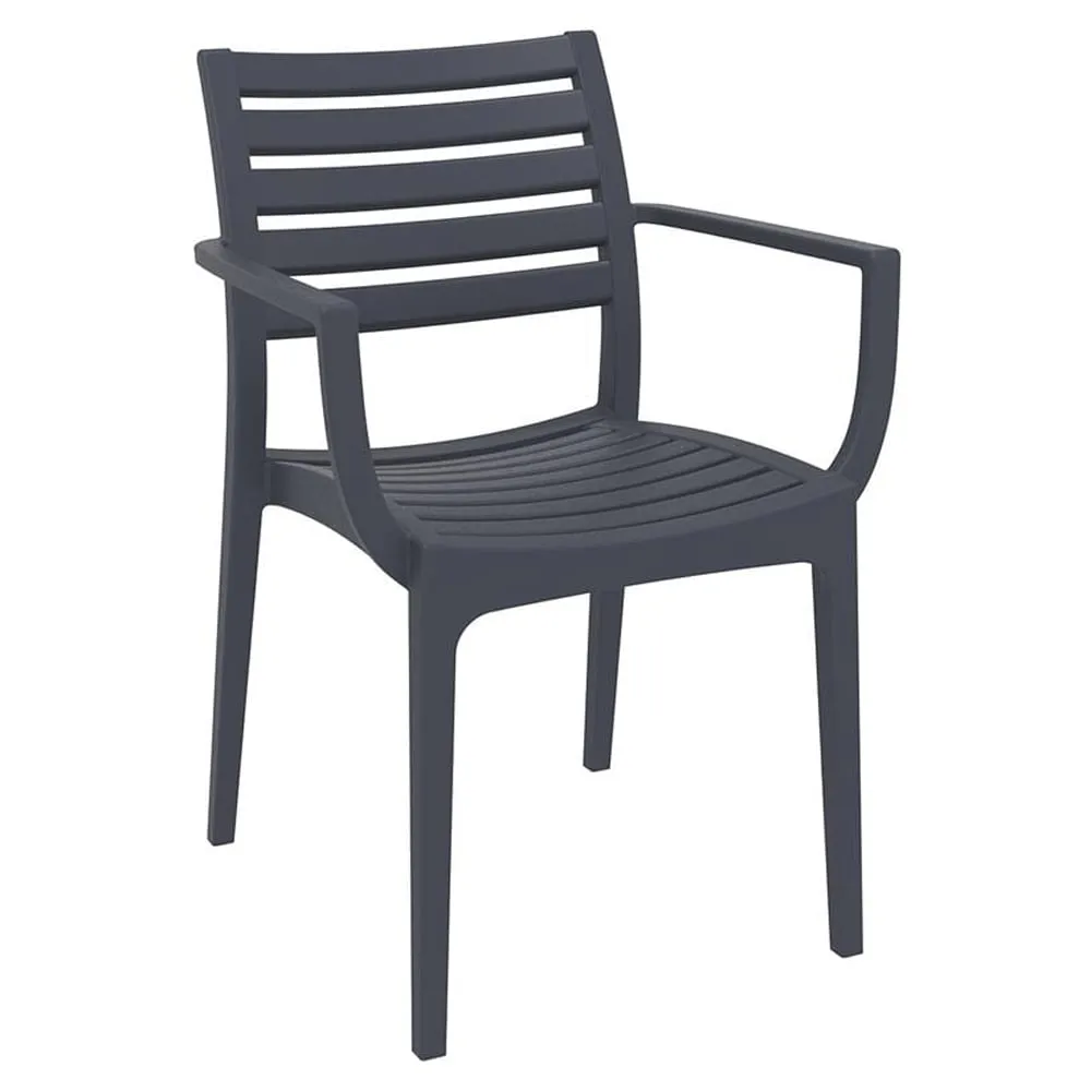 Alto Outdoor Armchair - Grey, Polypropylene