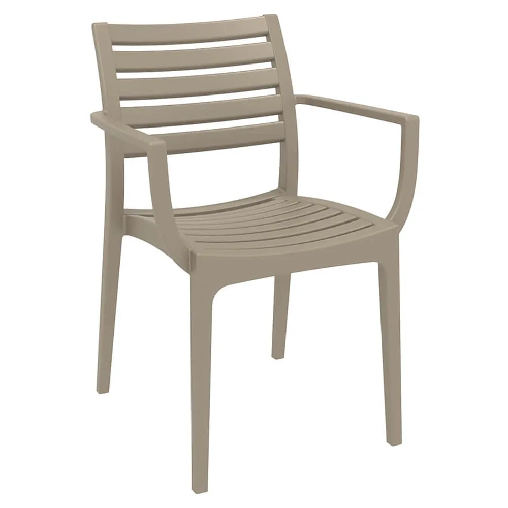 Alto Outdoor Armchair - Taupe, Polypropylene