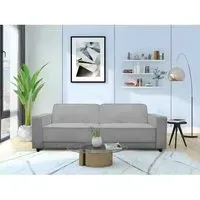 Alton 3-Seater Sofa Bed - Grey, Corduroy