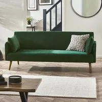 Alton Sofa Bed - Green, Fabric alternate view