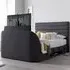 Alton Super King Size TV Ottoman Bed with Storage - Slate, Fabric