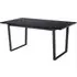 Altoona Rectangular Dining Table - Black, Marble Effect