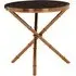 Alvara Side Table - Black, Glass