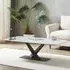 Amaari Sintered Stone Coffee Table - White