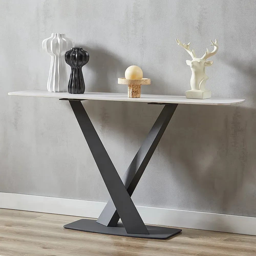 Amaari Sintered Stone Console Table