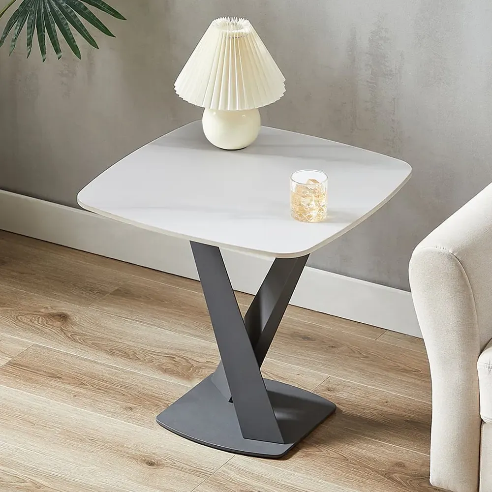 Amaari Sintered Stone Lamp Table product