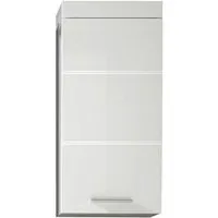 Amanda Wall Mounted Storage Cabinet - White, High Gloss alternate view