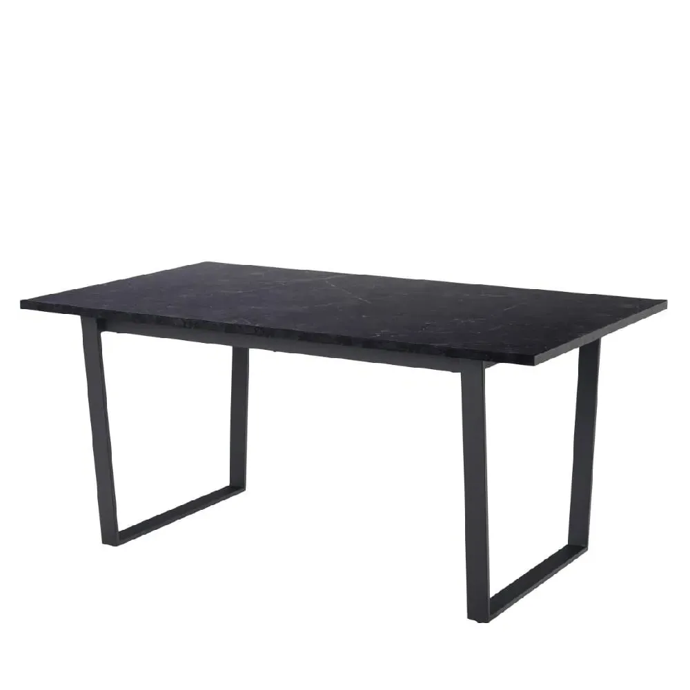 Amarillo Dining Table - Black, Melamine