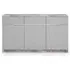 Amarillo Marble Top Sideboard - Grey, Wood