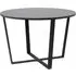 Amarillo Round Dining Table - Black, Melamine