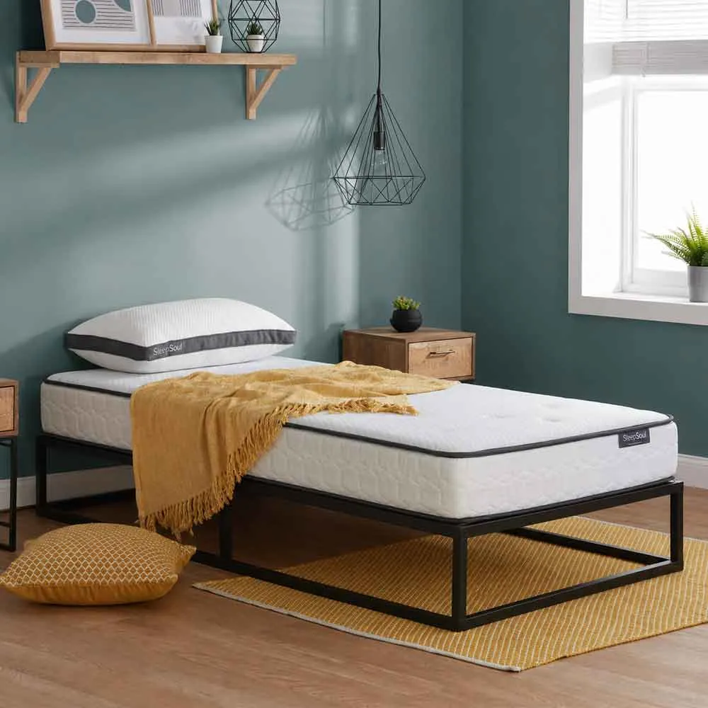 Amarillo Single Mattress - White, Fabric product