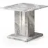 Amarillo Square End Table - Grey, Marble