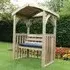 Amastone Small Garden Seating Shelter - Natural, Wood